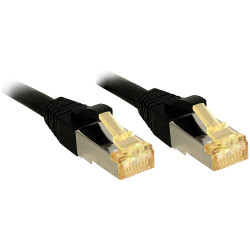 LINDY 47308 RJ45 Network cable CAT 6a Black 1.50m