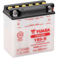 Yuasa YB9BDC YB9-B Motorcycle Battery 12V 9Ah High Vibration Protection