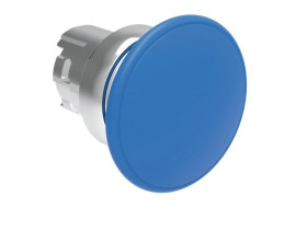 Metalowy przycisk grzybkowy samoczynny powrót fi40mm Niebieski LPSB6146