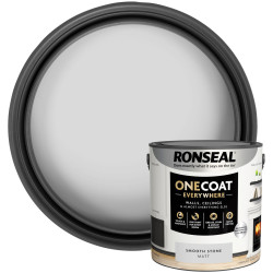 Ronseal KCB.7015103.12704.76 OneCoat EverywhereIndoor Smooth Stone Matt 2.5l