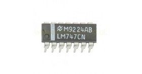 LM747CN dual Op-Amp - National