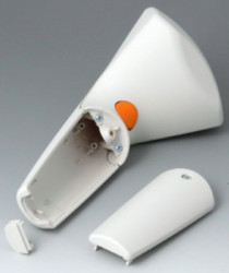 ABS enclosure, (L x W x H) 180 x 86 x 45 mm, gray white (RAL 9002), IP41, A9056207