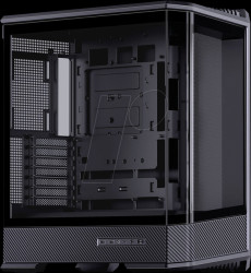 D400 BLACK Jonsbo D400 midi tower, ATX, tempered glass