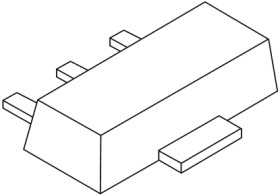 Regulator napięcia 3,3 V SOT-89 Montaż powierzchniowy wyjścia: 1 Stałe MCP1804T-3302I/MB
