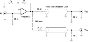 Single, High-Voltage, High Slew-Rate Current Feedback Amplifier