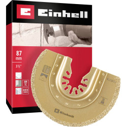Einhell 708078 Semi-circular 87mm Carbide Multitool Saw Blade HCS