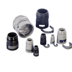 Łącznik do kanałów kablowych PMA gwint PG07 7mm Złączka elastyczna Poliamid 6 Czarny