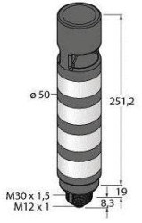 Kolumna sygnalizacyjna Turck TL50GBYRAOSIKQ 3802515 1 szt.