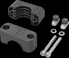 Clamp, 58 x 70 x 29 mm for sensors in cylindrical design, E10193