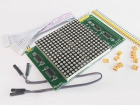 Moduł matrycy LED 16x16 czerwona + płytka