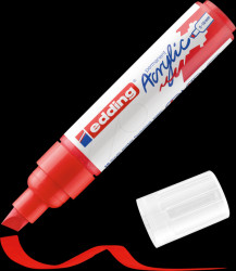 4-5000902 Acrylic marker, 5 mm-10 mm, traffic red