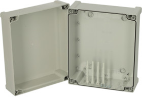 ABS enclosure, (L x W x H) 152 x 239 x 289 mm, light gray (RAL 7035), IP65, 5814053