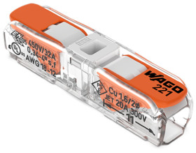 Złącze zaciskane Złącze splatane przewodowe WAGO Tak