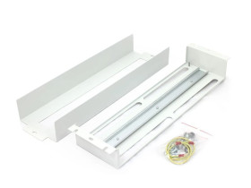 Panel dystrybucji napięcia 19cali z szyną DIN szary TN-19-PS3U-GY