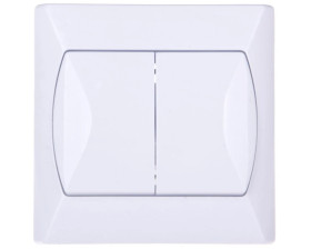 AKCENT Łącznik świecznikowy biały ŁP-2A/00