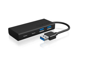 ICY BOX IB-HUB1426-U3 USB 3.2 Gen 1 (3.1 Gen 1) Type-A 5000 Mbit/s Czarny