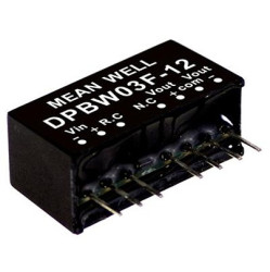 Przetwornica DC-DC, 6W, Uwe 9 → 36 V DC, Uwy 12V dc, Iwy 0 → 250A, MEAN WELL