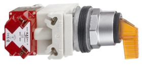 Przełącznik piórkowy podśw. O 30, bursztynowy, 2 poz., stab., 24 V AC/DC 9001K11J35LYFA