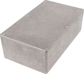 Aluminum die cast enclosure, (L x W x H) 192 x 112 x 61 mm, natural, IP54, 1590R1