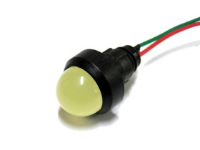 Lampka sygnalizacyjna 20mm żółta KLP 20Y/24V 12-24V 84420004