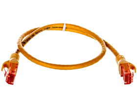 Kabel krosowy (Patch Cord) U/UTP kat.6 żółty 0,5m DK-1612-005/Y