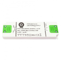 Zasilacz led FTPC 30W meblowy 12V DC FTPC30V12-C2