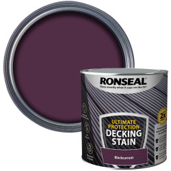 Ronseal 39219 Ultimate Protection Decking Stain Blackcurrant 2.5 litre