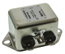 Filtr EMI 10A 1-fazowy 1MΩ 250 V AC/DC 400Hz 800 μH Schaffner Montaż w obudowie