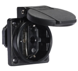 Gniazdo tablicowe z/u 16A 250V IP44 QUICK-CONNECT 71101