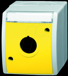2533 WN-15-53 Blank enclosure with yellow lid