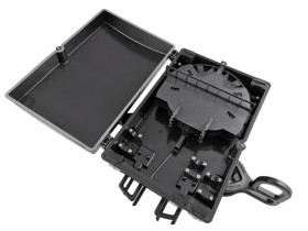 Mufo-przełącznica światłowodowa słupowo-ścienna, płaska, przelotowa, IP67, 48 spawów FOM-48K-Z