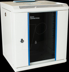 GC-R0100 10" wall-mounted enclosure, 6U, depth 300 mm