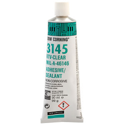 Dowsil&#x2122; 2768003 3145 RTV Mil-A-46146 Adhesive Sealant Clear 90ml