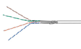 Przewód teleinformatyczny SF/UTP kat.5e 4x2xAWG26/7 15014 /100m/