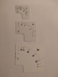 Podzielnie (skale) do starych mierników LUMEL EA16, EA17, EA19, EA12 (3014)