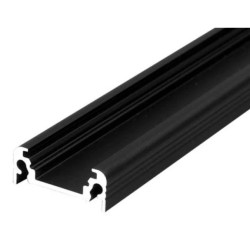 Profil led Surface10 1m anodowany czarny BC/UX nawierzchniowy 77260021