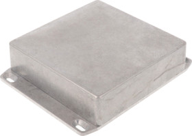 Aluminum die cast enclosure, (L x W x H) 120 x 120 x 34 mm, natural, IP54, 1590QFL