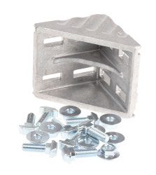 Część łącząca Kątownik Rozmiar rowka 10mm Bosch Rexroth Uchwyt złącza i łączenie Rozmiar gwintu M8