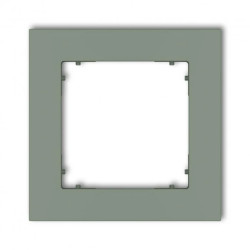 MINI Ramka uniwersalna pojedyncza kwadratowa z tworzywa szałwiowy 61MR-1