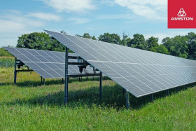 Konstrukcja gruntowa 2xpion DV2x10 dla 20 paneli (2021-2200x1134x30)