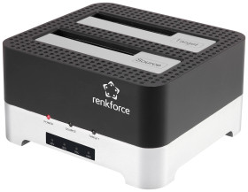 Stacja kopiująca do dysków twardych Renkforce RF-DOCKING-02 USB 3.0 SATA 6 Gb/s 2 Porty