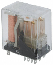 Relay, 4 Form C (NO/NC), 20 V (DC), 550 Ω, 5 A, 250 V (DC), 250 V (AC), monostable, 7-1393808-6