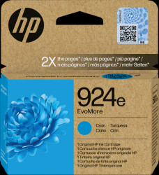 4K0U7NE#CE1 HP ink, cyan, 924e, Original