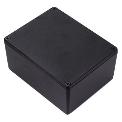 1590CBK Hammond Black Die Cast Enclosure 119.5 x 94 x 56.5mm