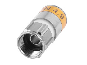 Złącze F kompresyjne Cabelcon F-6-TD 4.9 Short RG6 (dla żyły 1.02)