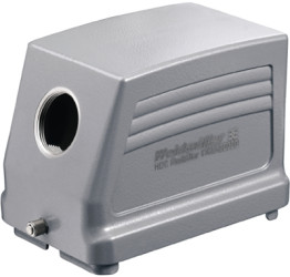 Grommet housing, size B48, die-cast aluminum, M32, angled, longitudinal bow locking, IP65, 1788320000