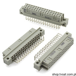 013211 Socket 3x16 Pin DIN 41612 THT ERNI