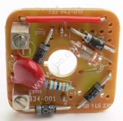 GDME GB 1 LG 230 wkładka sygnalizacyjna 230V~/= + mostek Greatza do złączy GDME..., Hirschmann, 831834001, 831 834-001, GDMEGB1L