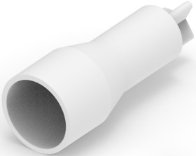 End connectorwith insulation, 0.3-3.0 mm², AWG 22 to 12, white, 28.19 mm, 2-329251-1