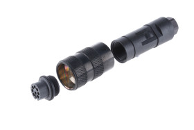 Złącze wielostykowe przemysłowe 8-pinowe M16 Montaż na kablu Wtyczka binder